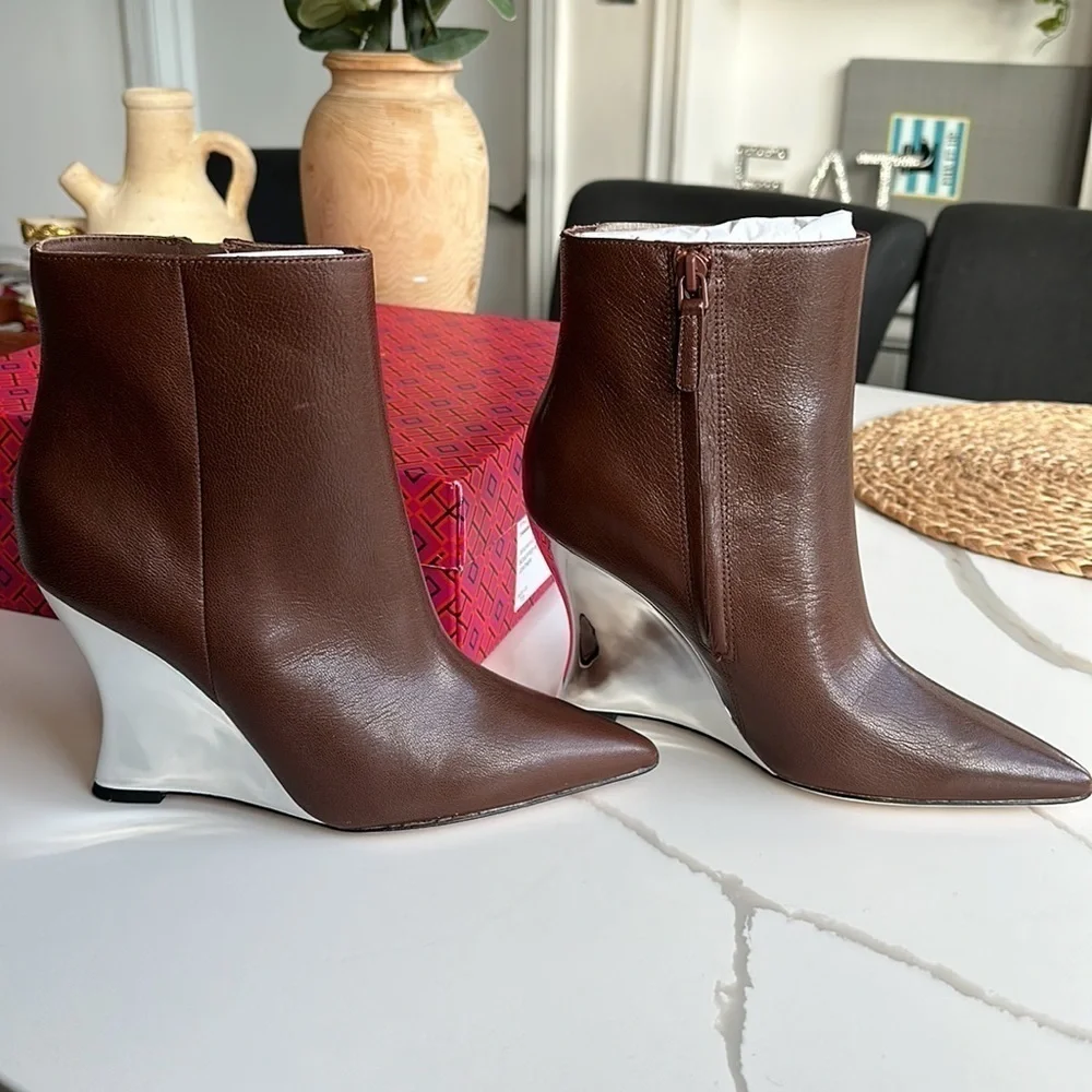 Tory Burch Sculpted Wedge Ankle 98mm
